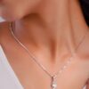 Silver Falling Dew Pendant