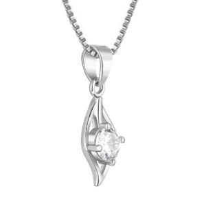 Silver Falling Dew Pendant